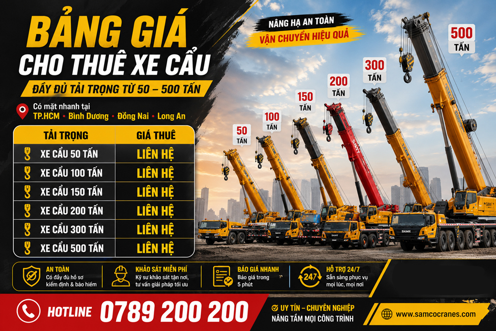 Giá thuê xe cẩu