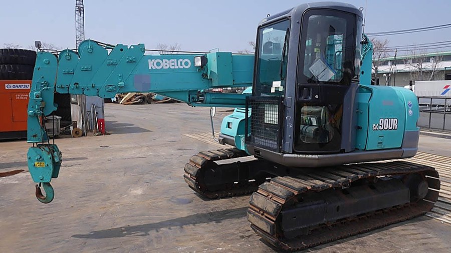kobelco CK90UR cẩu bánh xích mini nhỏ gọn