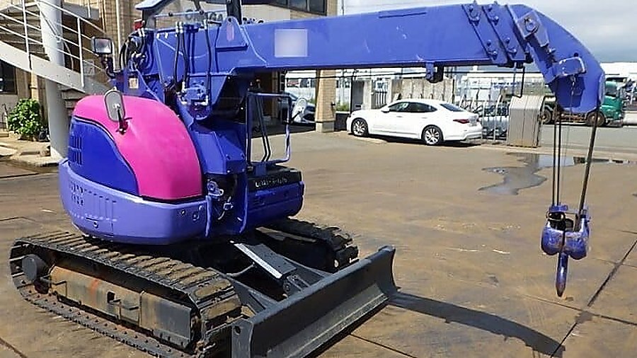 xe cẩu mini 3 tấn bánh xích ihi nhật bản